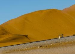 Bild: Düne zwischen Swakopmung & Walfisbay / 002-Namibia-duene.jpg